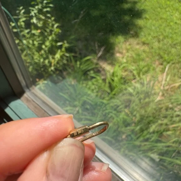 14k Gold Carabiner Necklace Clasp - Picture 3 of 5